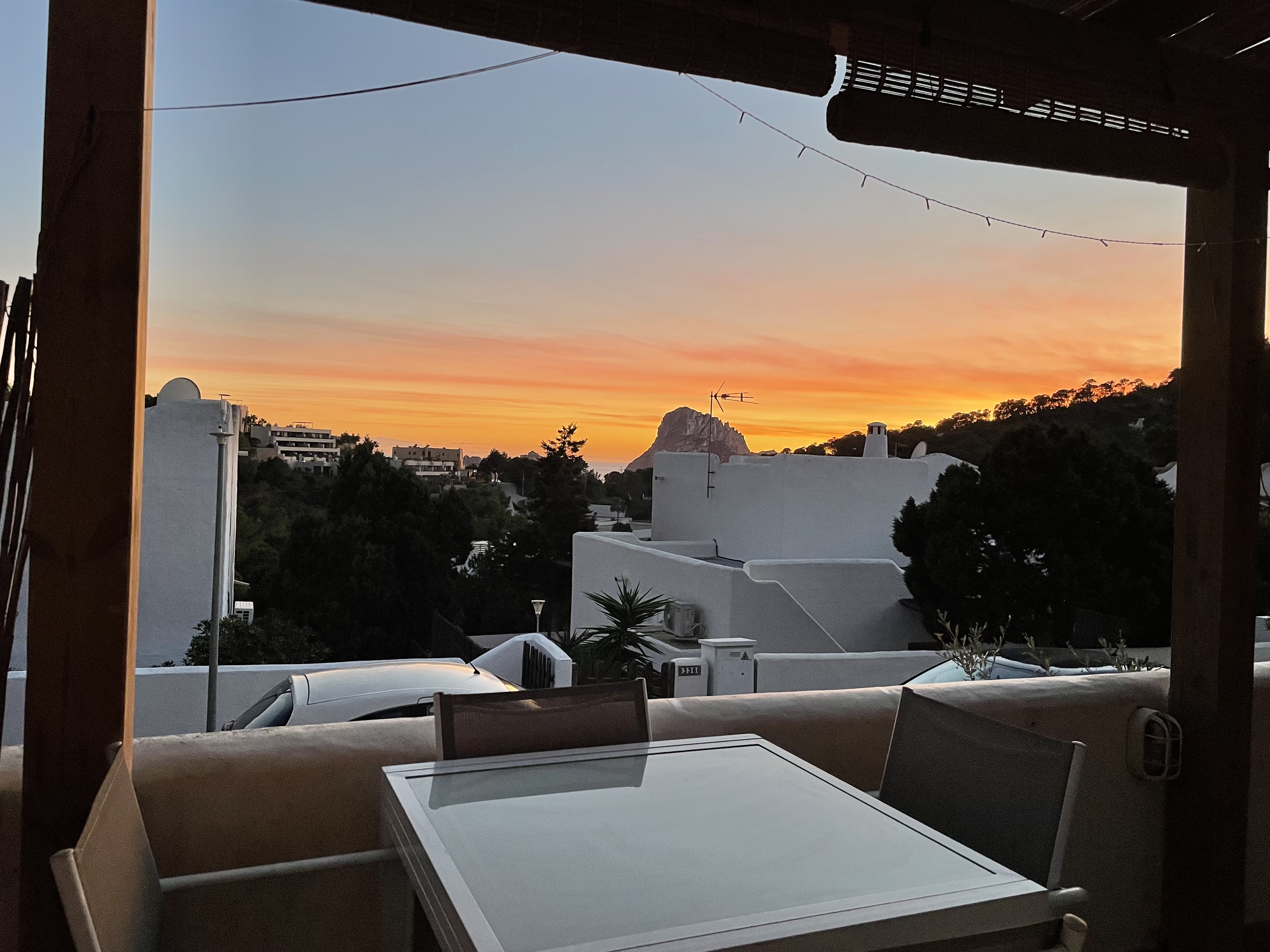 Apartamento doble/Casa adosada con hermosas vistas a Es Vedrá