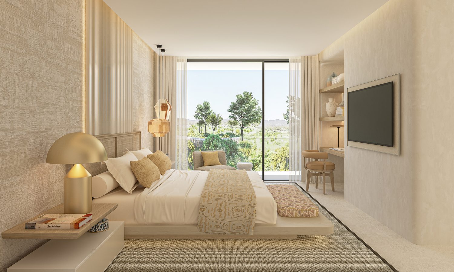 Project of 20 luxury villas in Roca Llisa near the golf of Ibiza