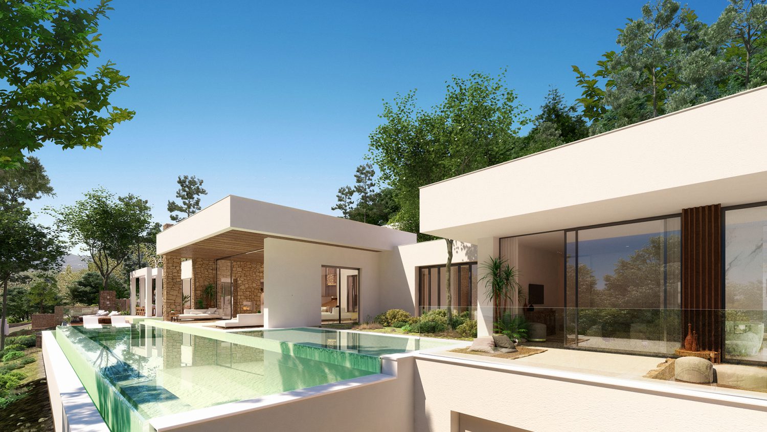 Projet de 20 villas de luxe à Roca Llisa près du golf d’Ibiza